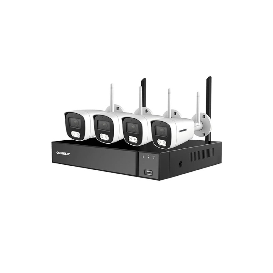 Comelit - Kit vidéosurveillance wifi 4 Caméras/1 NVR WIKIT004S05NAFR