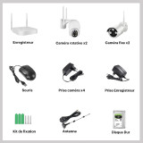 Daewoo Kit Vidéo Surveillance 8 canaux NVR504