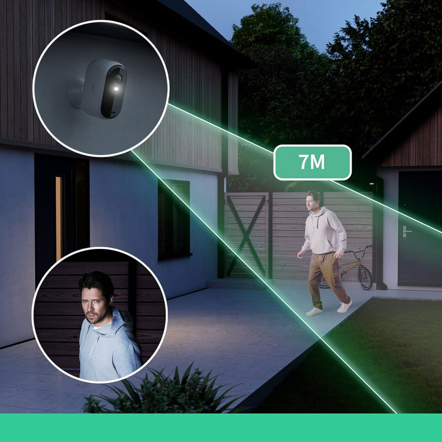 Arlo Essential 2K XL Outdoor - Blanc (x 2)
