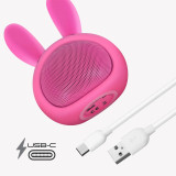 Moxie Enceinte Bluetooth 3W Autonomie 3h Design Lapin Lumineux Rose