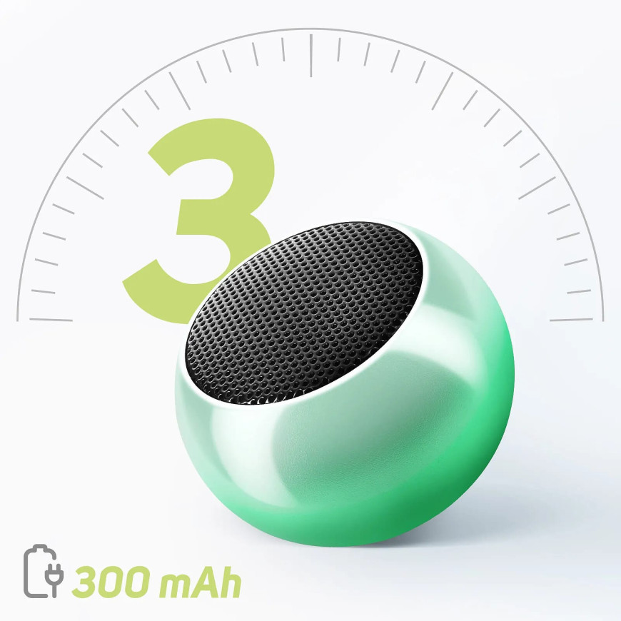 Moxie Mini Enceinte Sans-fil Bluetooth Autonomie 3h Design Ultra-compact Vert