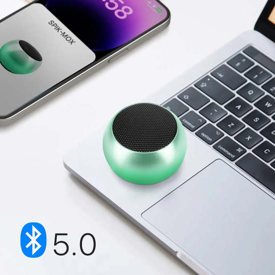 Moxie Mini Enceinte Sans-fil Bluetooth Autonomie 3h Design Ultra-compact Vert