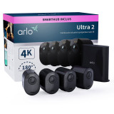 Arlo Ultra 2 Security System 4 Camera Kit - Noir (VMS5440B)