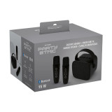 PARTY Enceinte Bluetooth 5.1 avec 2 Micro karaoké Sans Fil Modèle Party Btmic 15W Noir