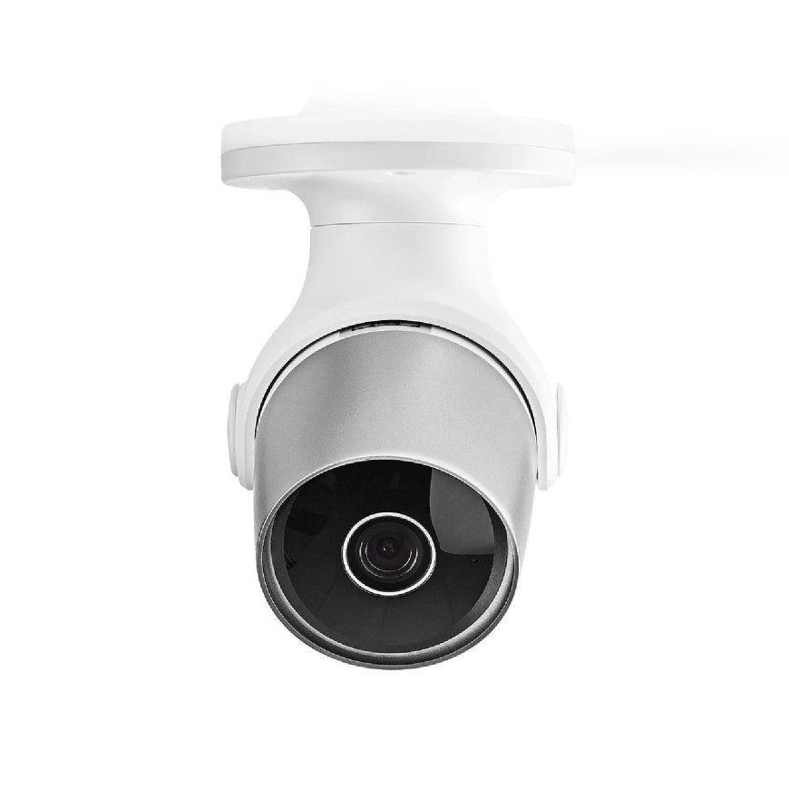 Nedis Caméra de Surveillance Extérieur Intelligente Full HD 1080p IPX6 SmartLife Blanc