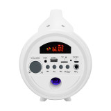 PARTY Enceinte Sans Fil Lumineuse Modèle Party Bluetooth 5.0 50W avec Poignée Blanc