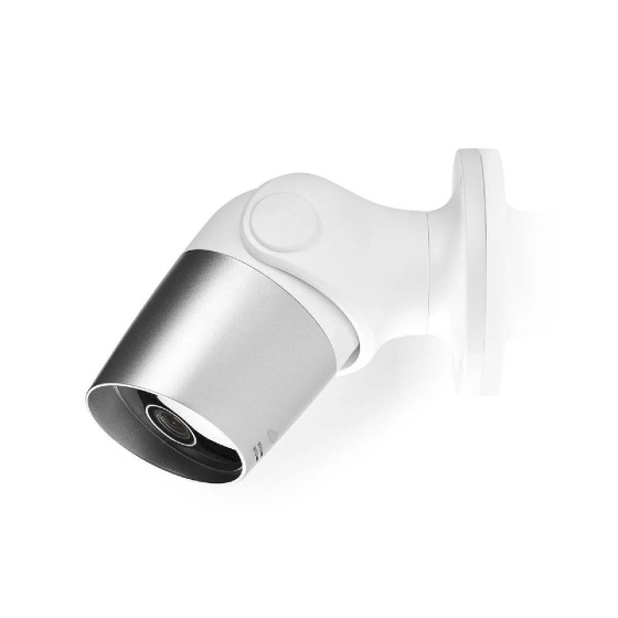 Nedis Caméra de Surveillance Extérieur Intelligente Full HD 1080p IPX6 SmartLife Blanc