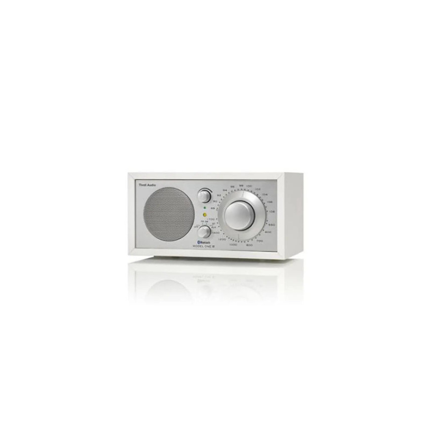 Tivoli Audio Enceinte Audio Bluetooth/Radio AM/FM/AUX Modèle One BT en Bois Blanc