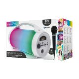PARTY Enceinte Sans Fil Lumineuse Modèle Party Bluetooth 5.0 50W avec Poignée Blanc