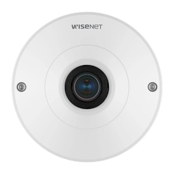 Hanwha - Caméra fisheye intérieure 360° avec capteur 6MP série Q - QNF-8010