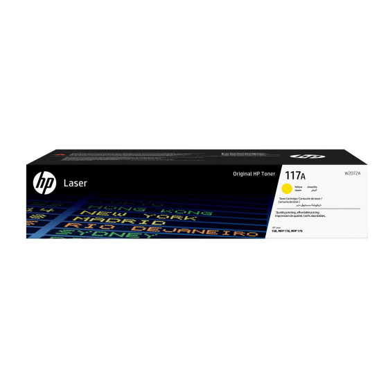Toner HP 117A jaune (W2072A) - HP LaserJet d'origine