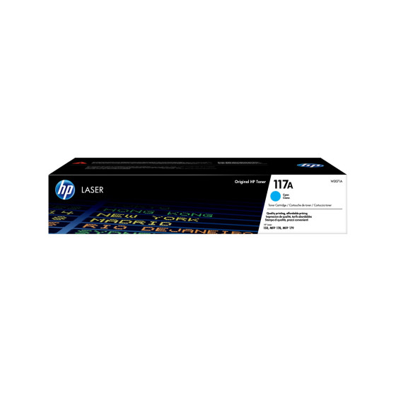 Toner HP 117A cyan (W2071A) - HP LaserJet d'origine