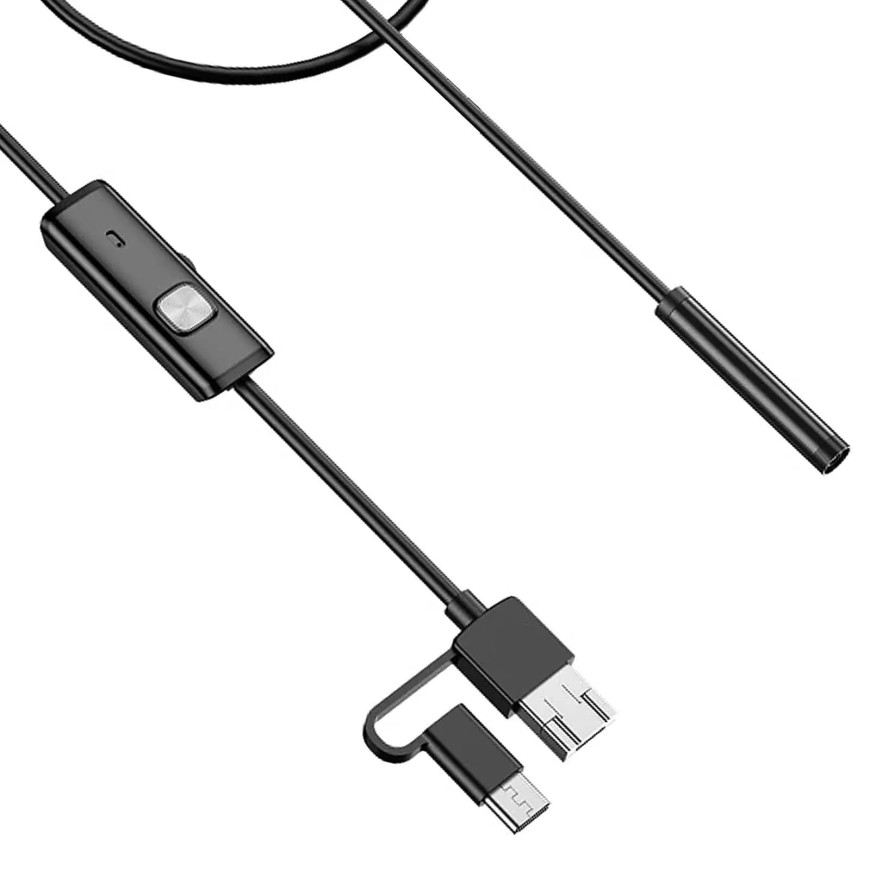 Avizar Endoscope Étanche IP67 Caméra Multi Ports USB-C Micro USB USB Longueur 10m