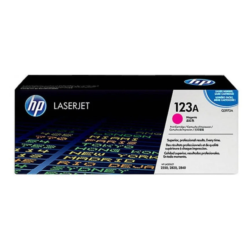 Toner HP 123A magenta (Q3973A) - HP LaserJet d'origine