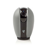 Nedis Caméra de surveillance Intelligente Full HD 1080p avec Caches Détachables Gris