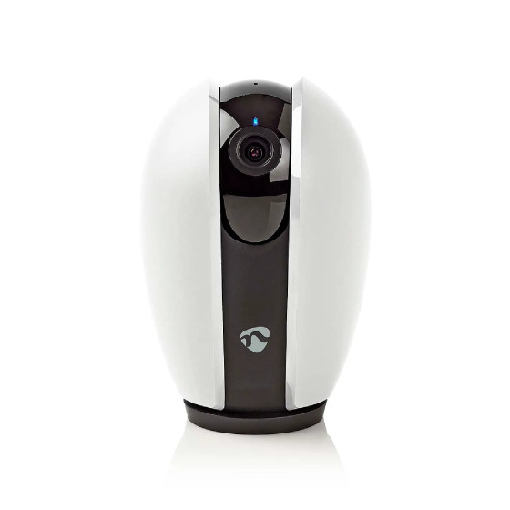 Nedis Caméra de surveillance Intelligente Full HD 1080p avec Caches Détachables Gris