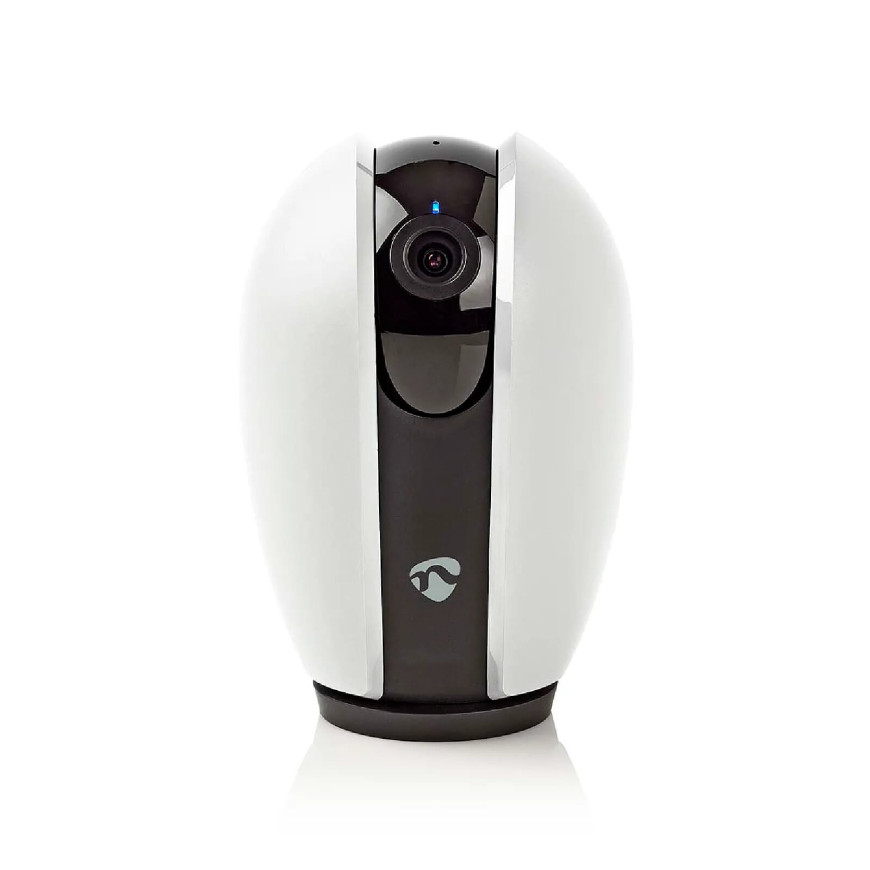 Nedis Caméra de surveillance Intelligente Full HD 1080p avec Caches Détachables Gris