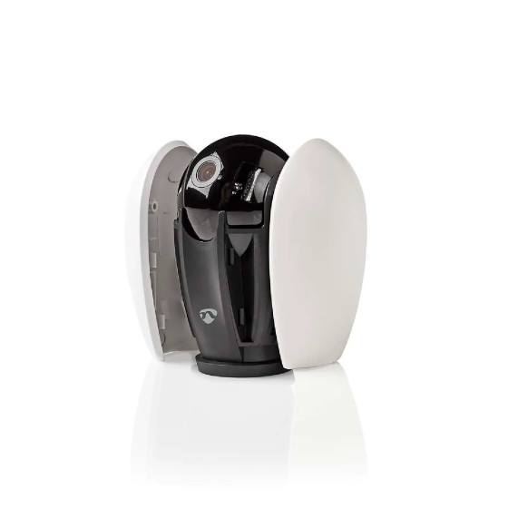 Nedis Caméra de surveillance Intelligente Full HD 1080p avec Caches Détachables Gris