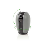 Nedis Caméra de surveillance Intelligente Full HD 1080p avec Caches Détachables Gris