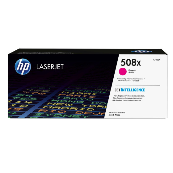 Toner HP 508X magenta (CF363X) - grande capacité HP LaserJet d'origine