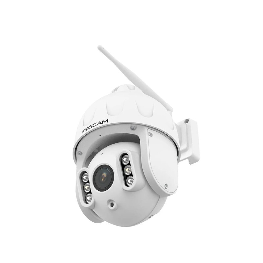 Foscam - Caméra IP Wi-Fi dôme PTZ 8MP - SD8P Blanc