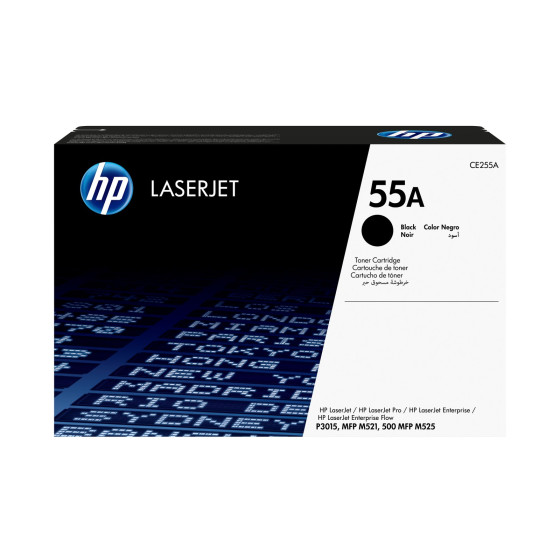 Toner HP 55A noir (CE255A) - HP LaserJet d'origine