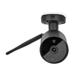 Nedis Caméra de Surveillance Extérieur Full HD 1080p WIFICO40CBK avec Antenne Wi-Fi Noir