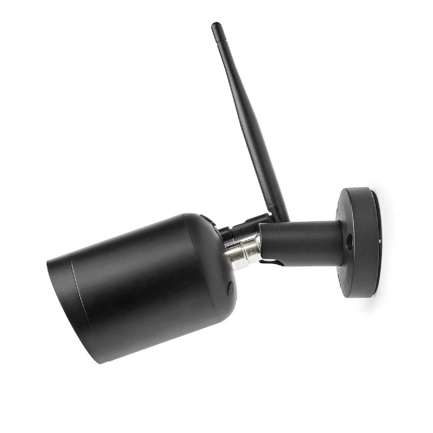 Nedis Caméra de Surveillance Extérieur Full HD 1080p WIFICO40CBK avec Antenne Wi-Fi Noir