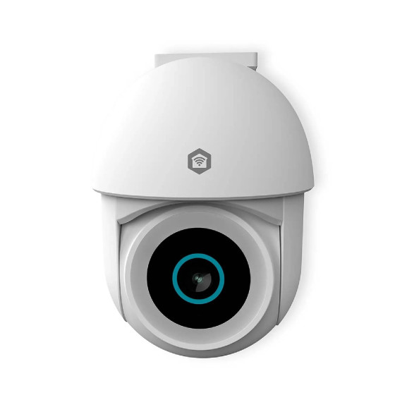 Nedis Caméra de Surveillance Extérieur Intelligente 3MP Full HD 1296p SmartLife Blanc