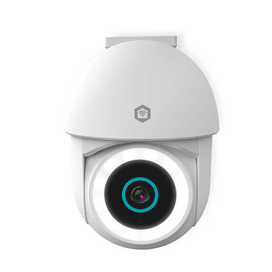Nedis Caméra de Surveillance Extérieur Intelligente 3MP Full HD 1296p SmartLife Blanc