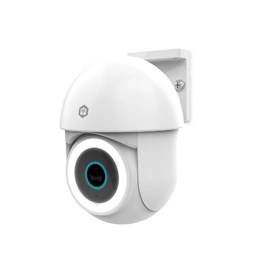 Nedis Caméra de Surveillance Extérieur Intelligente 3MP Full HD 1296p SmartLife Blanc