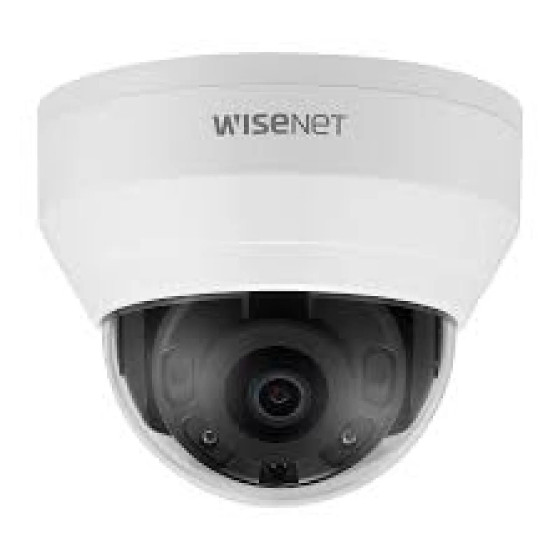 Hanwha - Caméra de surveillance Dôme IR réseau 5MP avec objectif 4 mm