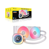 Corsair Titan 240 RX LCD RGB (Blanc)