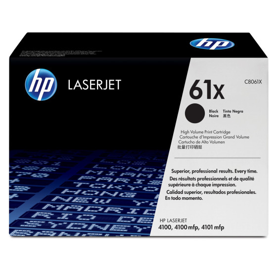 Toner HP 61X noir (C8061X) - grande capacité HP LaserJet d'origine