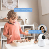 METRONIC - Caméra rotative 360° intelligente Wi-Fi intérieure