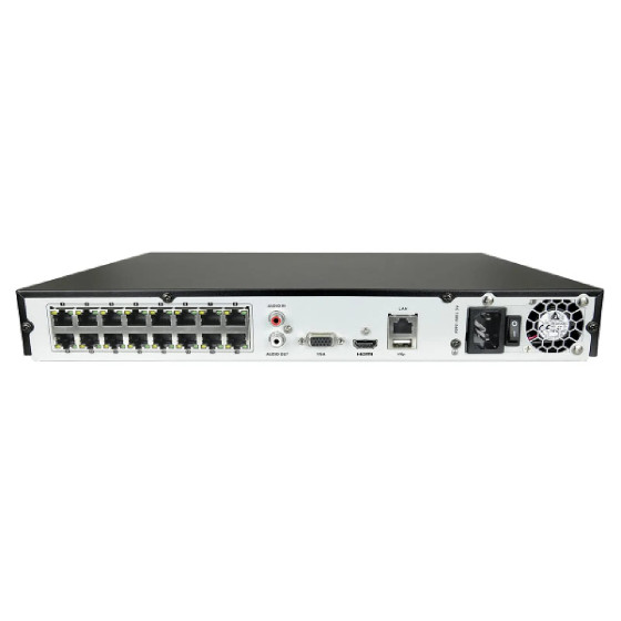HIKVISION Kit Vidéo Surveillance PRO IP : 16x Caméras POE Dômes motorisée IR 20M 4 MP + Enregistreur NVR 16 canaux H265+ 3000Go