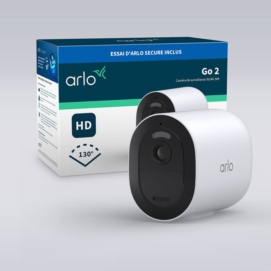 Arlo Go 2 3G/4G Caméra de Sécurité - Blanc (VML2030-100EUS)