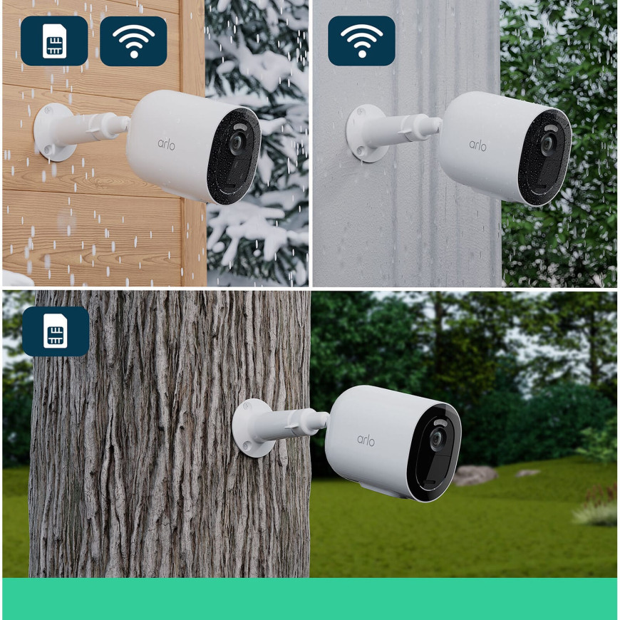 Arlo Go 2 3G/4G Caméra de Sécurité - Blanc (VML2030-100EUS)
