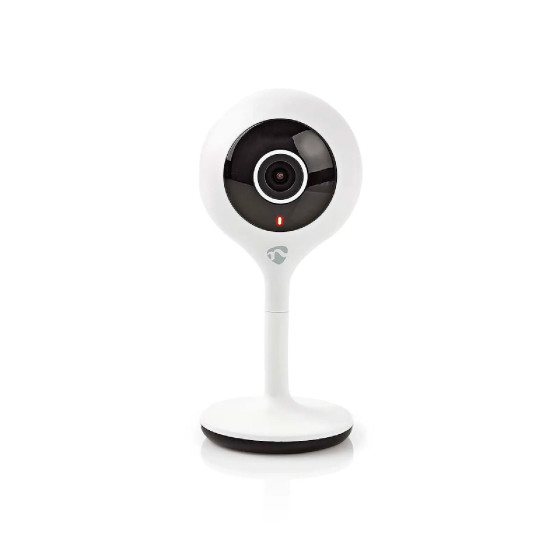 Nedis Caméra de Surveillance Intérieure Intelligente Full HD 1080p SmartLife Blanc