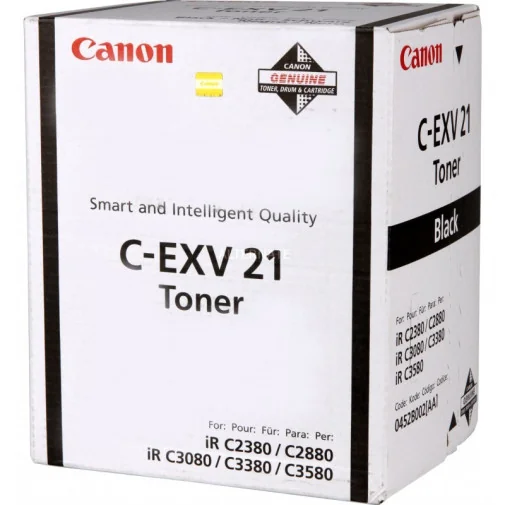 CANON C-EXV 21 NOIR - TONER CANON D'ORIGINE (0452B002AA) - Toner Original - Rightech - le bon choix