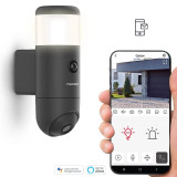 Thomson - Caméra motorisée extérieure avec lampe intégrée