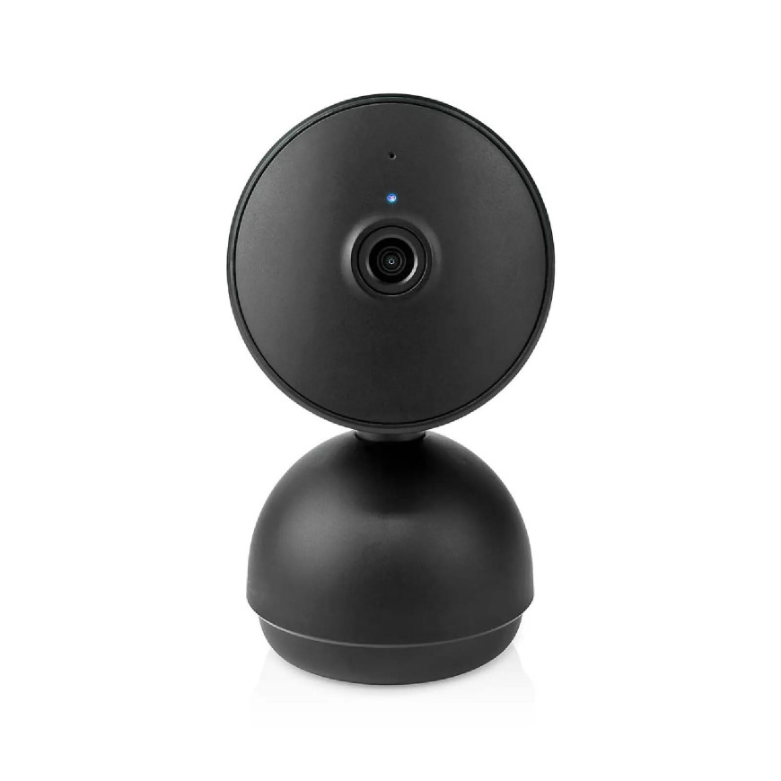 Nedis Caméra de surveillance Intelligente Full HD 1080p avec Base en Forme de Dôme Noir