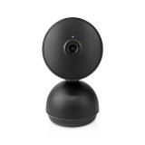 Nedis Caméra de surveillance Intelligente Full HD 1080p avec Base en Forme de Dôme Noir