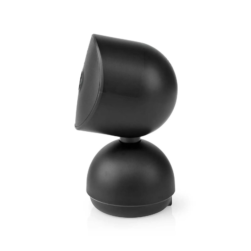 Nedis Caméra de surveillance Intelligente Full HD 1080p avec Base en Forme de Dôme Noir
