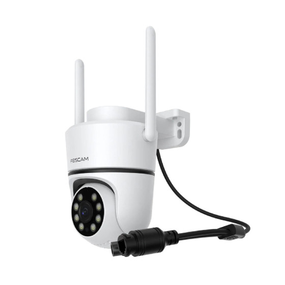 Foscam - Caméra IP extérieure avec spots et siène - PD5