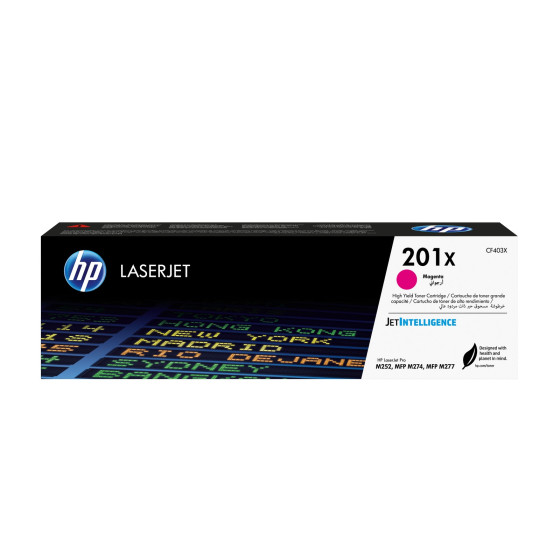 Toner HP 201X magenta (CF403X) - HP LaserJet d'origine à grande capacité