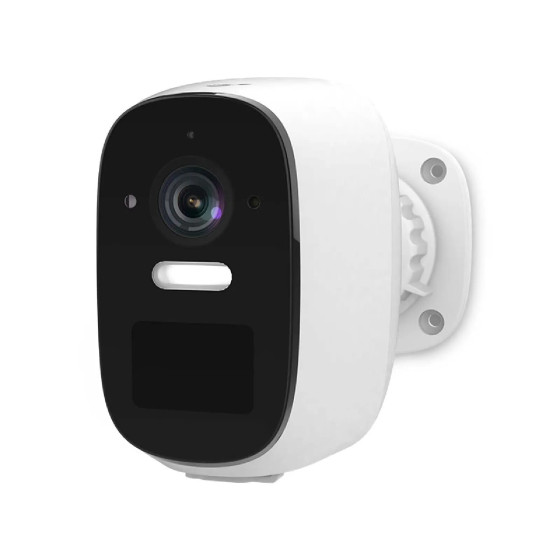 Nedis Caméra de Surveillance Extérieur Intelligente 4MP Quad HD 1440p SmartLife Blanc