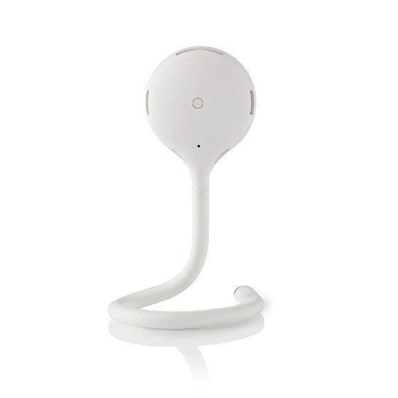Nedis Caméra de surveillance Intérieure Intelligente Full HD 1080p Ajustable Blanc