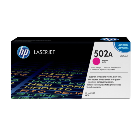 Toner HP 502A magenta (Q6473A) - HP LaserJet d'origine