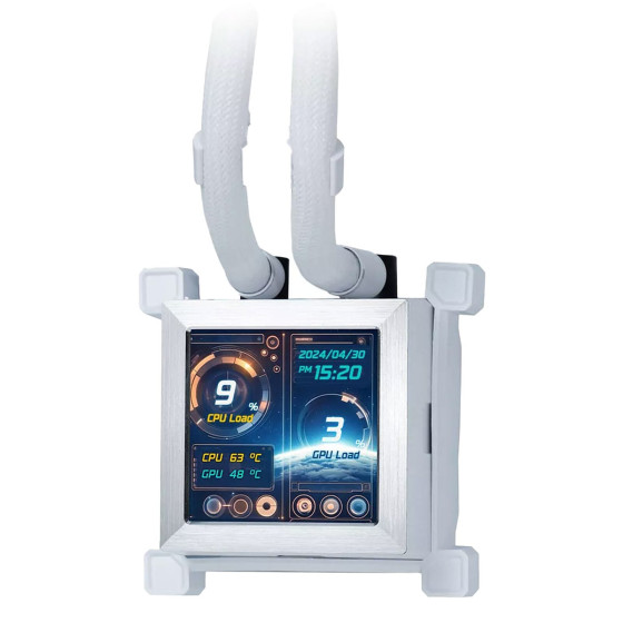 Lian Li Hydroshift LCD 360TL (blanc)